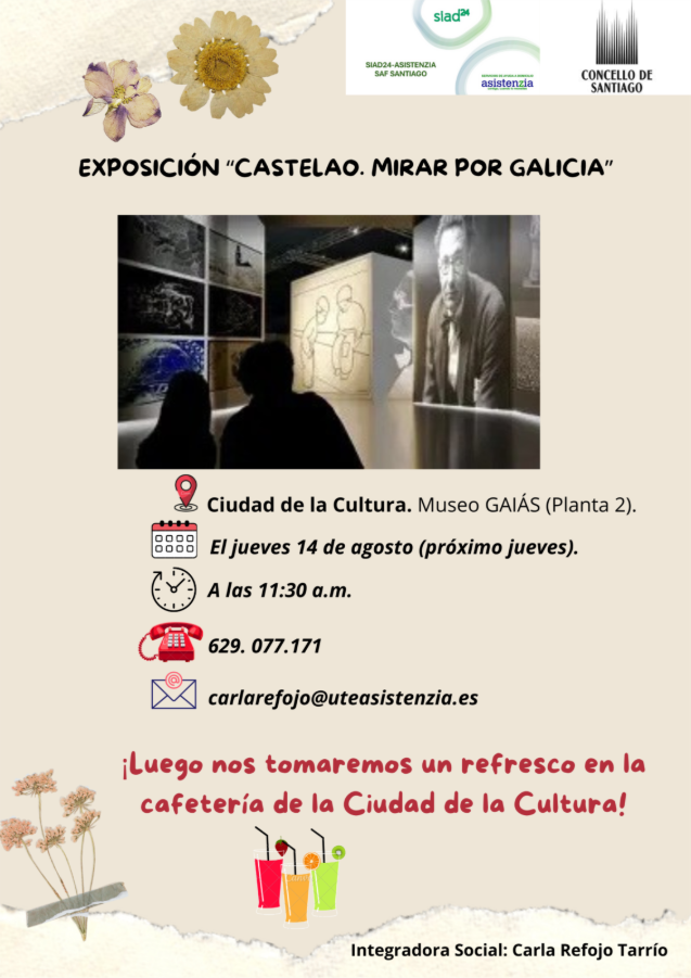 Visita artística e cultural á exposición “Castelao, mirar por Galicia”