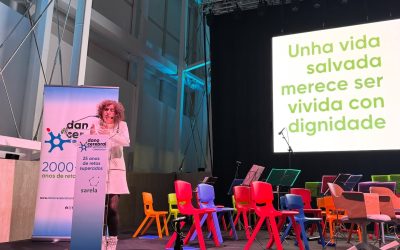 Asistencia de membros da Corporación do concello de Santiago de Compostela ao 25 aniversario de Dano Cerebral