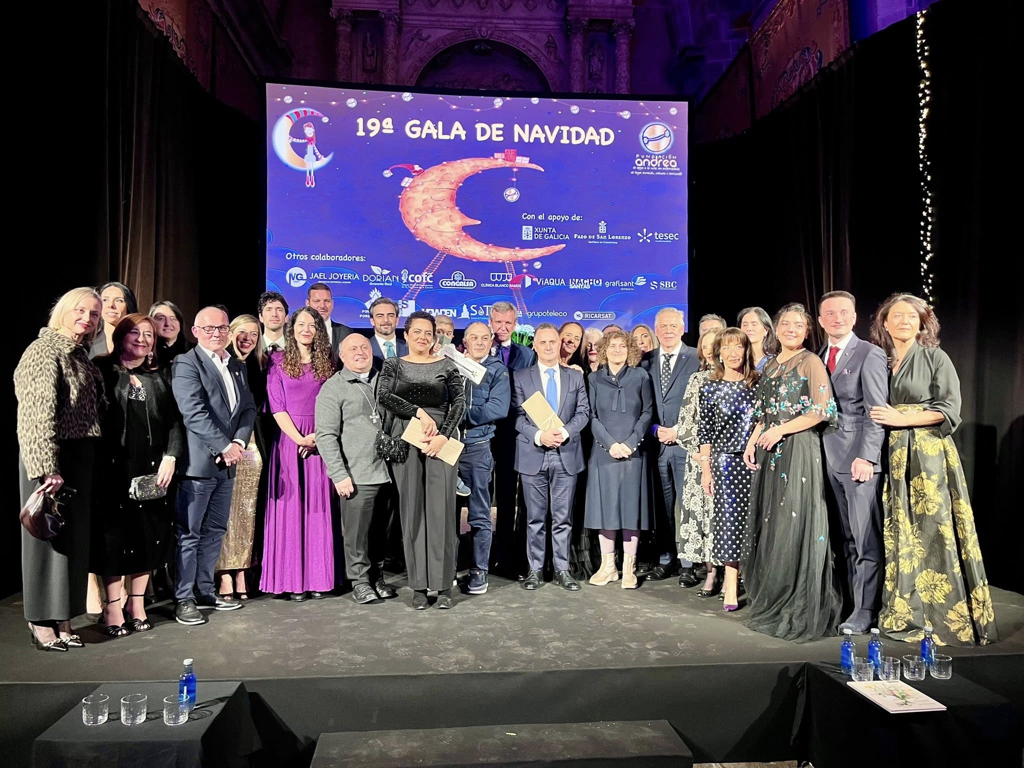 Asistencia á gala navideña da Fundación Andrea