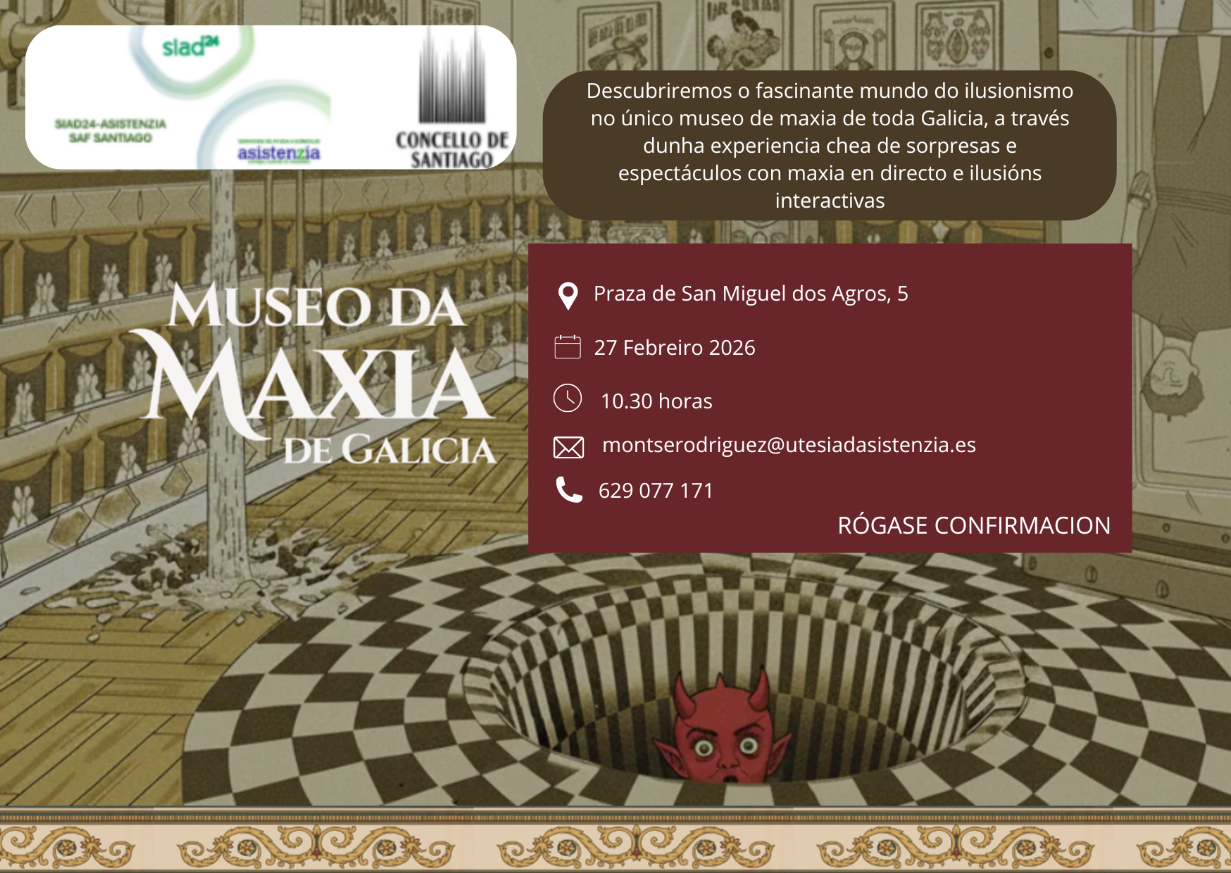 Nova actividade organizada dende o Servizo de Axuda no Fogar